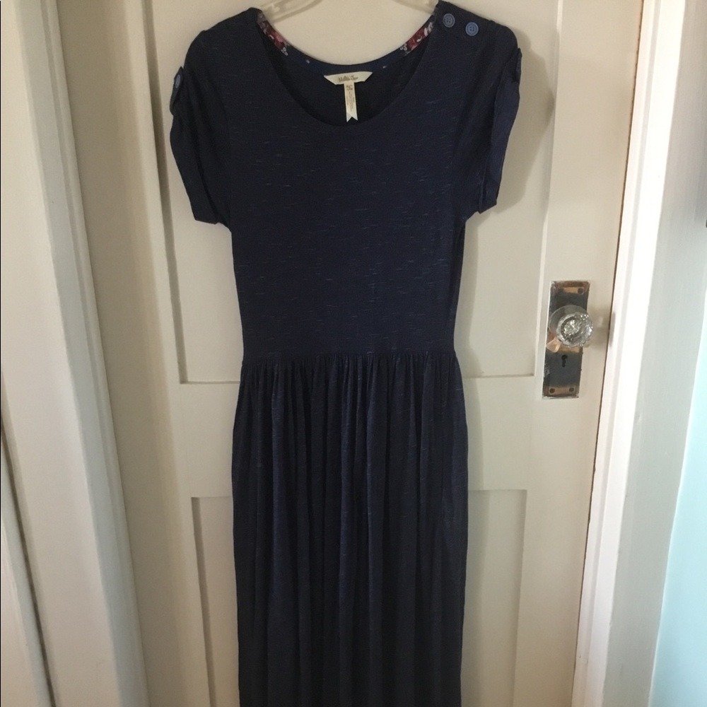 Heathered Navy Matilda Jane maxi dress.